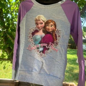 Disney Frozen Girls Long Sleeve